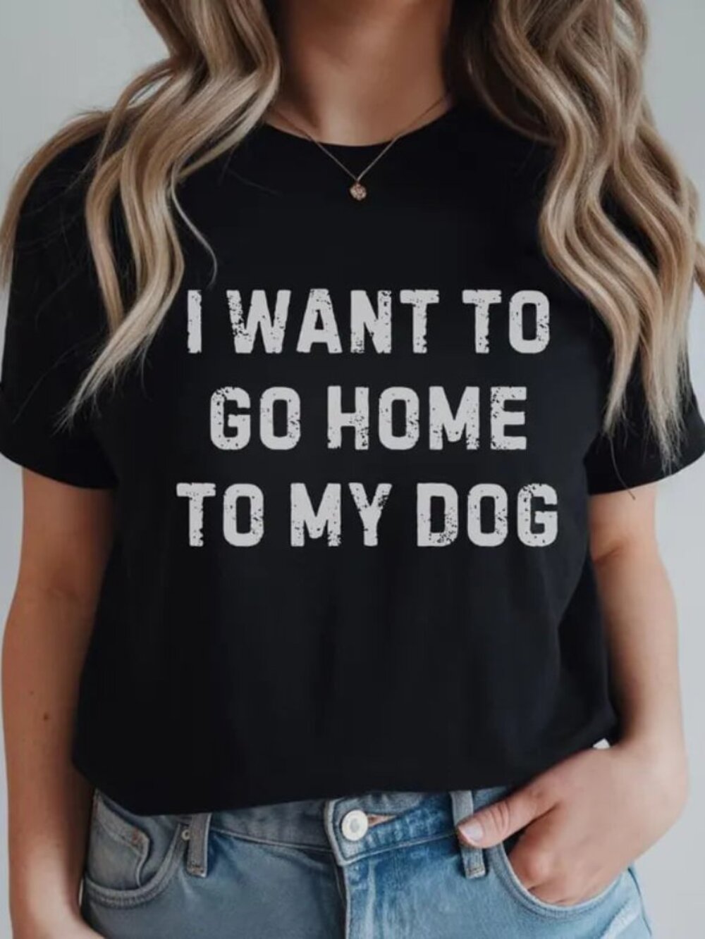 I Want To Go Home To My Dog Shirt, Dog Lover Shirt Gift
